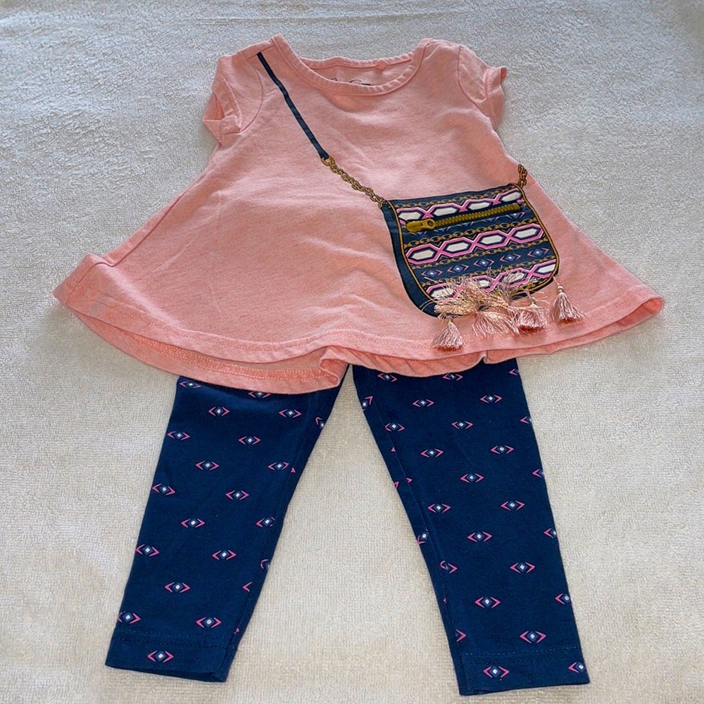 Jessica Simpson girls matching set size 12 months